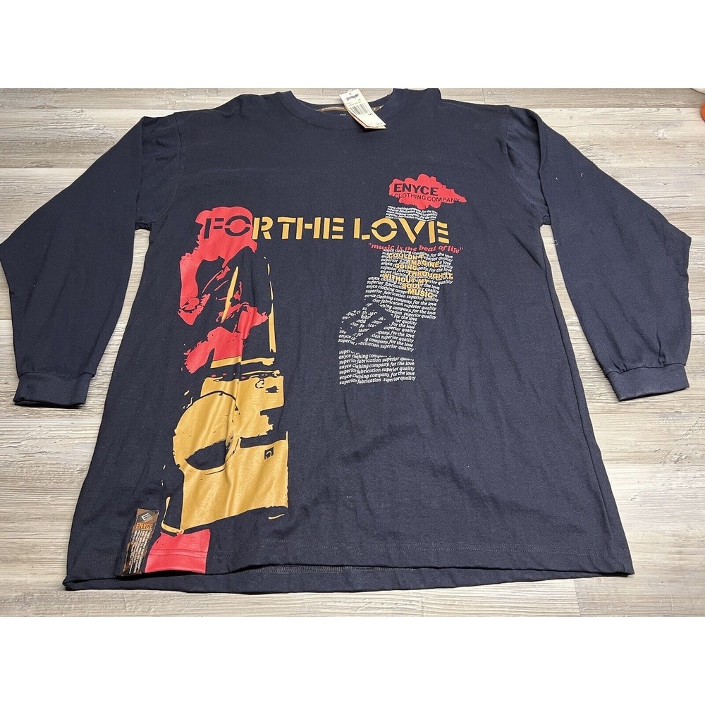 Vintage Enyce Long Sleeve Shirt Unisex XXXL 00s Baggy Streetwear Urban Skate Rap